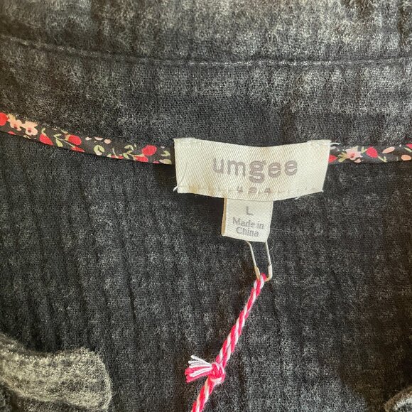 Size Large Umgee snow washed cotton gauze dress in Ash - Picture 4 of 14